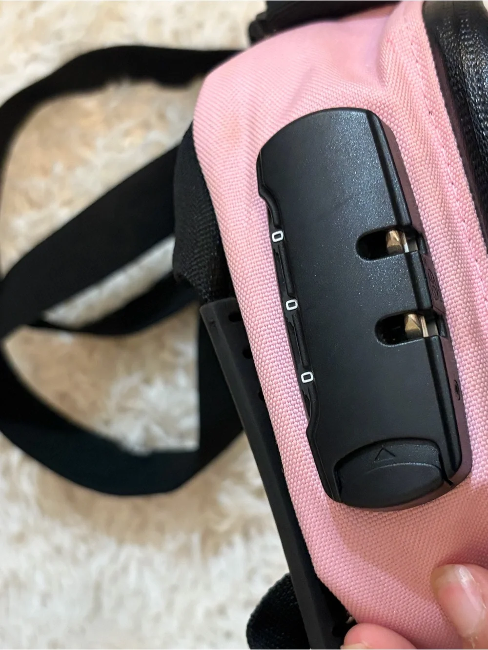 Pink Crossbody Smellproof Bag